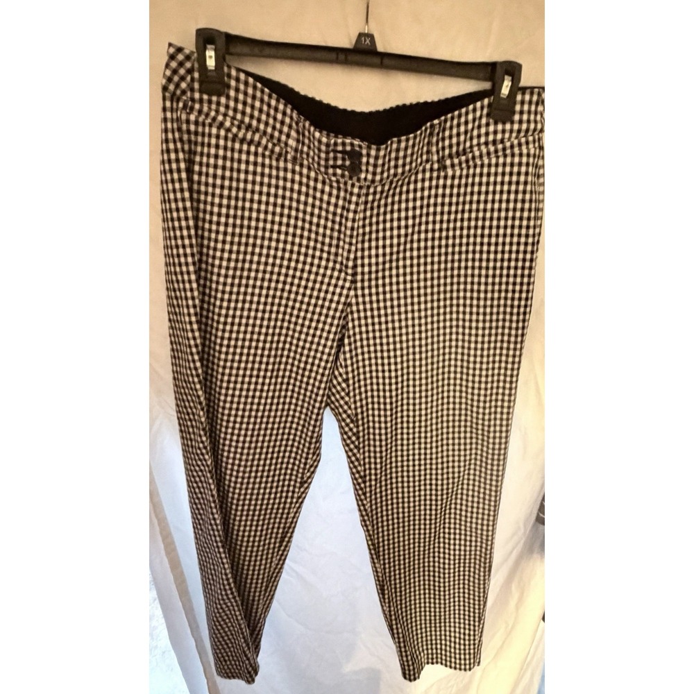 Lane Bryant The Lena Black White Pants Size 18 Trousers